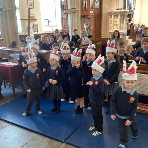 Easter Service at St John the Baptist Church.